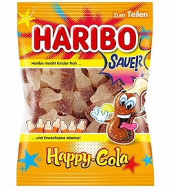 Haribo Sauer Happy Cola 175g.